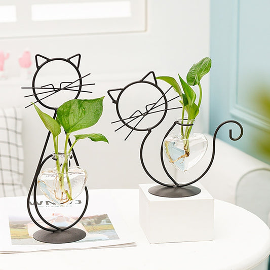 Cat Plant Terrarium