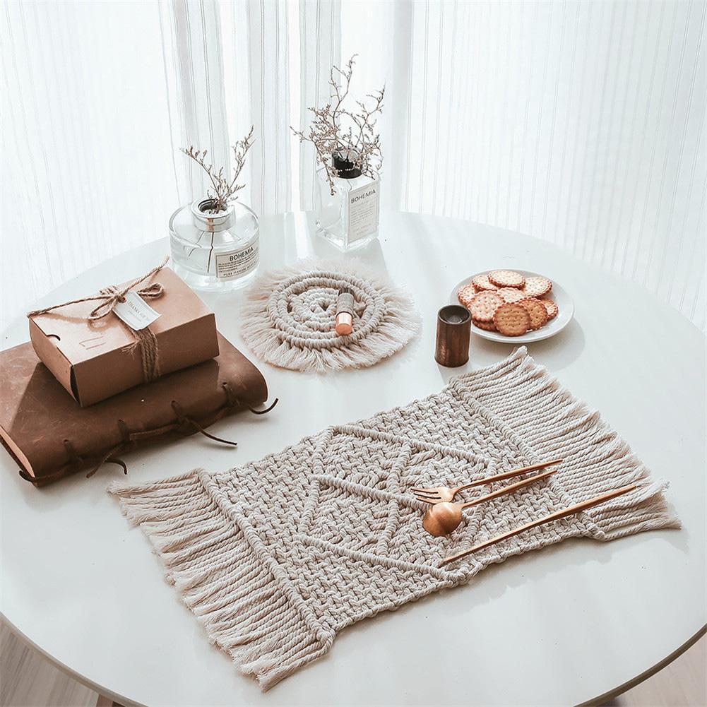 Macrame Placemats Heat-Resistant