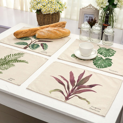 Tropical Plant Table Mat