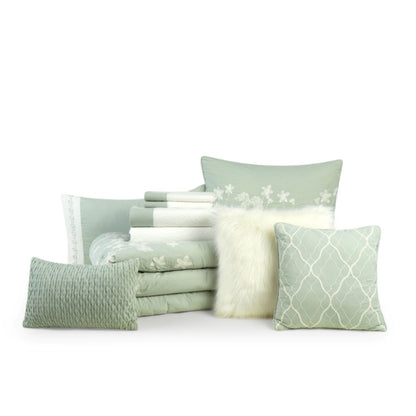 Green Autumm 12 Piece Bed in A Bag