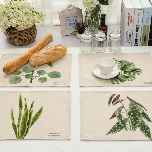 Tropical Plant Table Mat