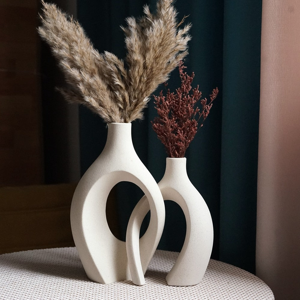 Modern Ceramic Couple Vase